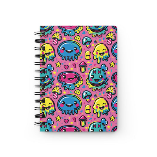 Sixth Hour of Mischief Curdleberry Oozeling Scrawls on Spiral Bound Journal