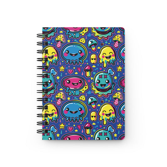 Third Hour of Mischief Slushborn Oozeling Scrawls on Spiral Bound Journal