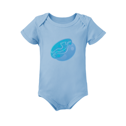 Lyn the Keen Kitten Astral Zenith Traces on Infant Baby Rib Bodysuit