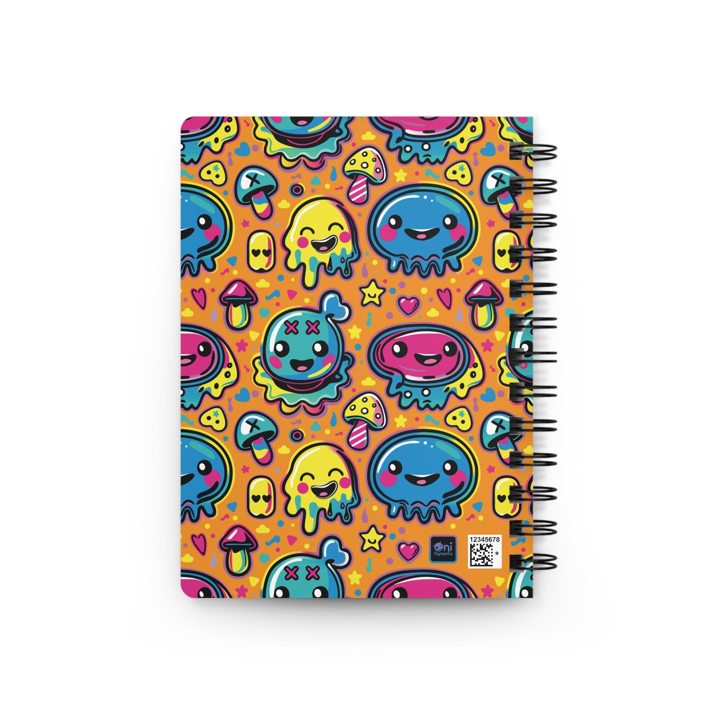 Eighth Hour of Mischief Stringpulled Oozelings Scrawls on Spiral Bound Journal