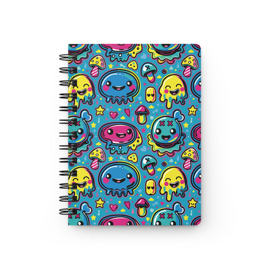 Fourth Hour of Mischief Joltsprung Oozeling Scrawls on Spiral Bound Journal