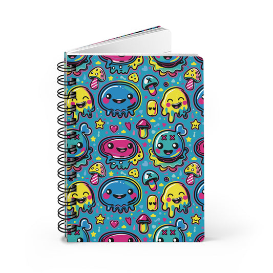 Fourth Hour of Mischief Joltsprung Oozeling Scrawls on Spiral Bound Journal