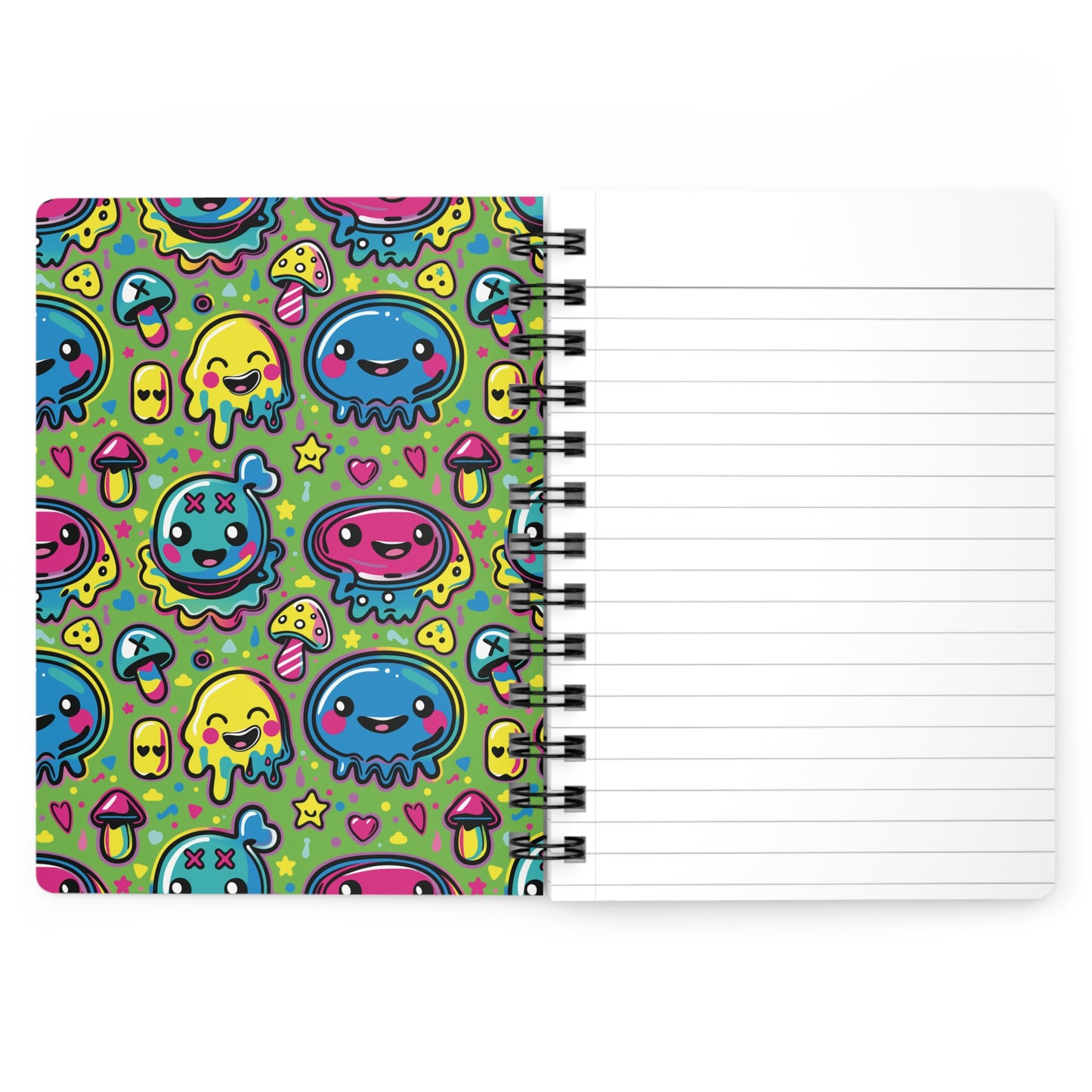 Fifth Hour of Mischief Fizzbrewed Oozeling Scrawls on Spiral Bound Journal