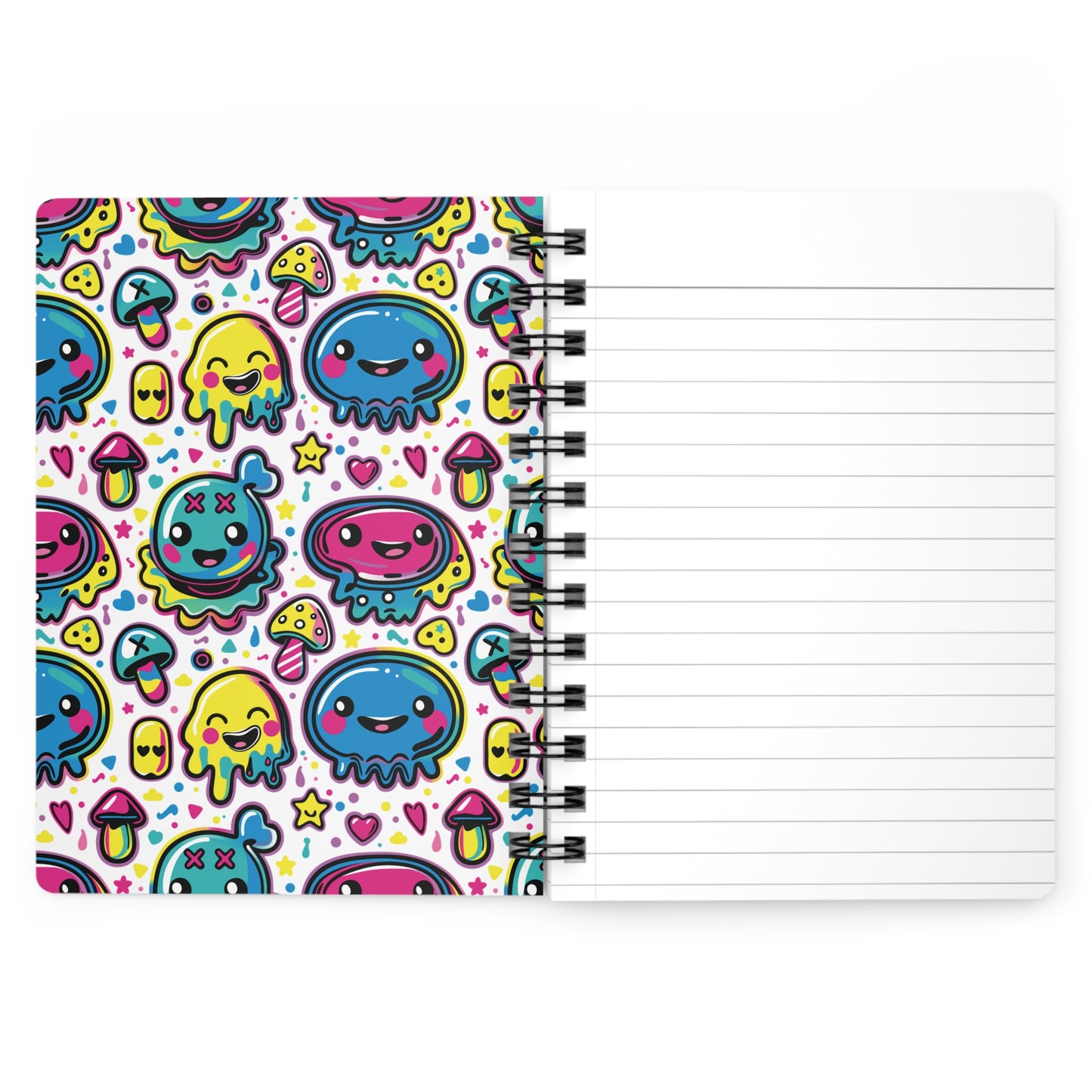 Tenth Hour of Mischief Sugarpuff Oozeling Scrawls on Spiral Bound Journal