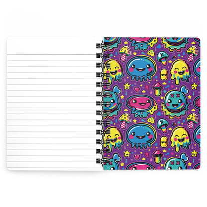 Second of Mischief Jamwobble Oozeling Scrawls on Spiral Bound Journal