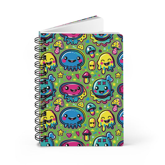 Fifth Hour of Mischief Fizzbrewed Oozeling Scrawls on Spiral Bound Journal