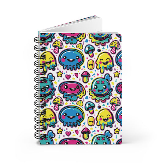 Tenth Hour of Mischief Sugarpuff Oozeling Scrawls on Spiral Bound Journal