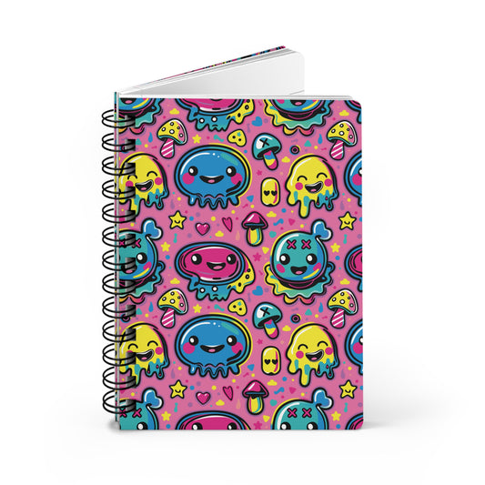 Sixth Hour of Mischief Curdleberry Oozeling Scrawls on Spiral Bound Journal