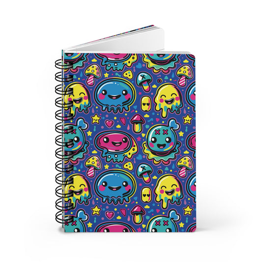 Third Hour of Mischief Slushborn Oozeling Scrawls on Spiral Bound Journal