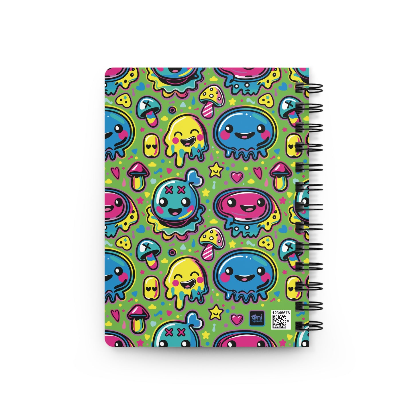 Fifth Hour of Mischief Fizzbrewed Oozeling Scrawls on Spiral Bound Journal