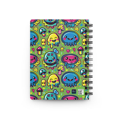 Fifth Hour of Mischief Fizzbrewed Oozeling Scrawls on Spiral Bound Journal