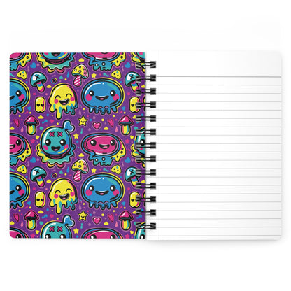 Second of Mischief Jamwobble Oozeling Scrawls on Spiral Bound Journal