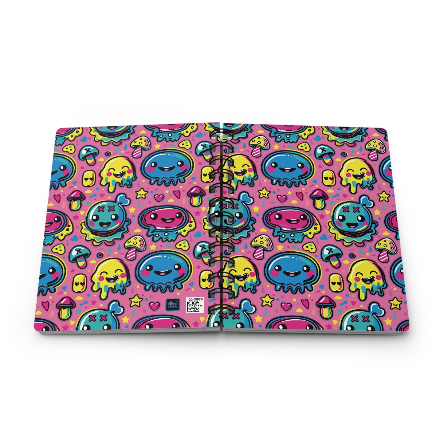 Sixth Hour of Mischief Curdleberry Oozeling Scrawls on Spiral Bound Journal