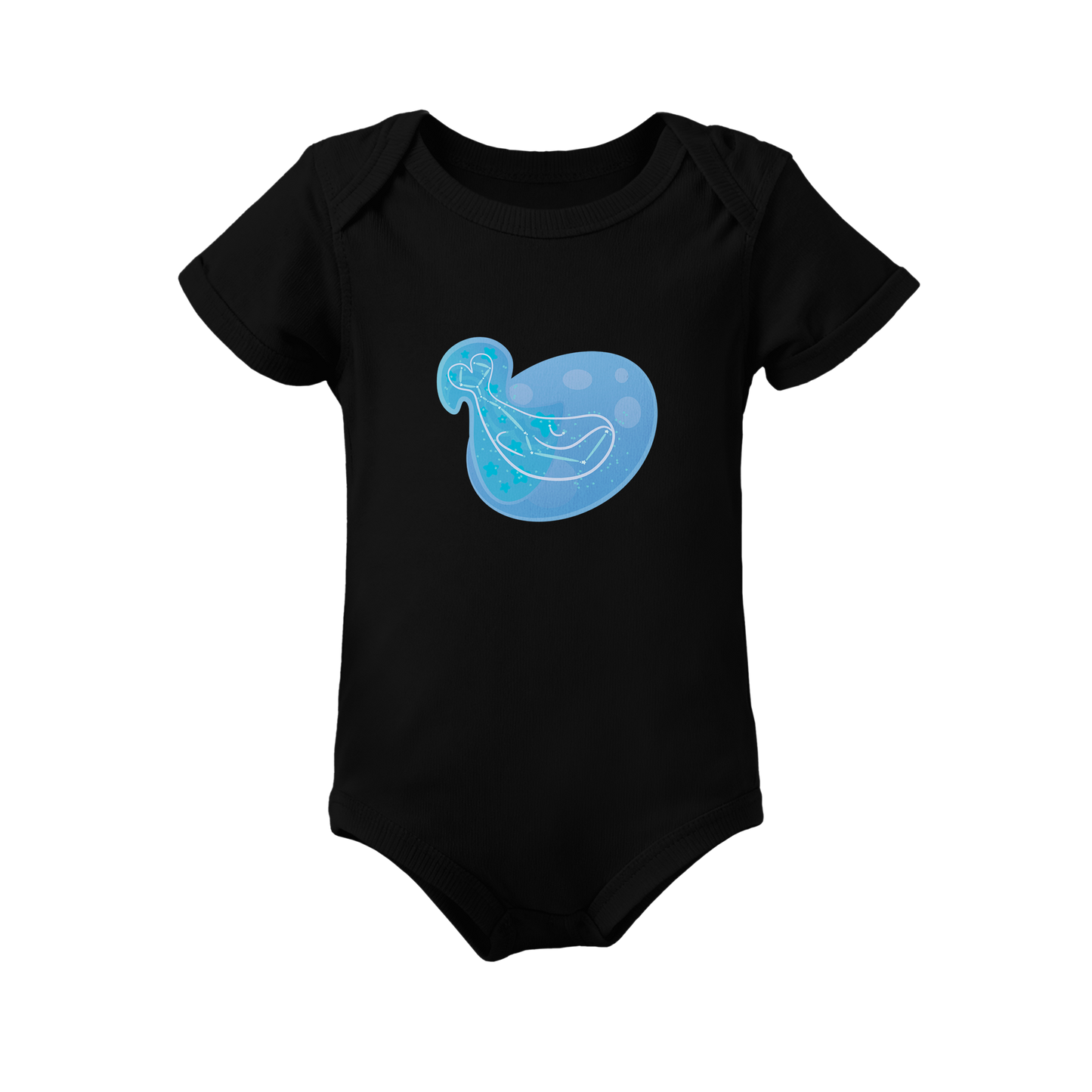 Mir the Spunky Calf Astral Zenith Traces on Infant Baby Rib Bodysuit