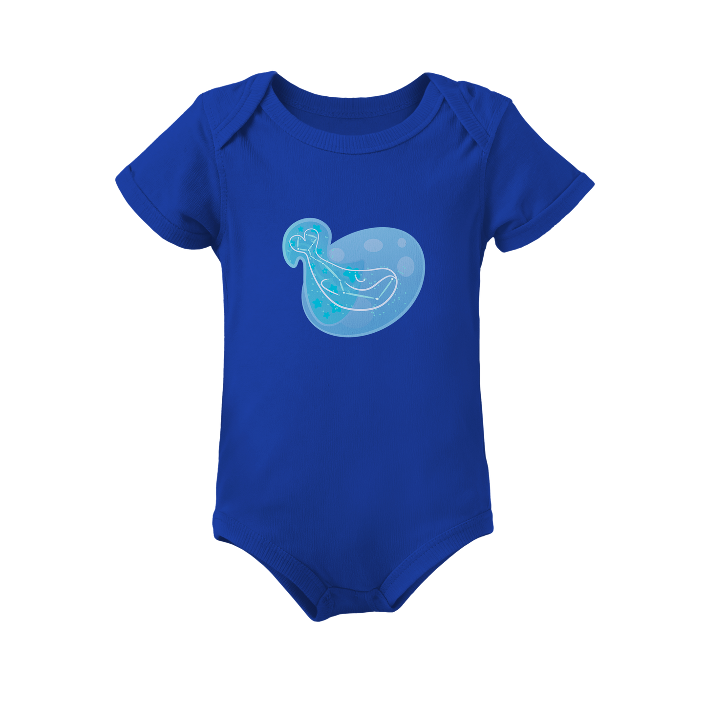 Mir the Spunky Calf Astral Zenith Traces on Infant Baby Rib Bodysuit