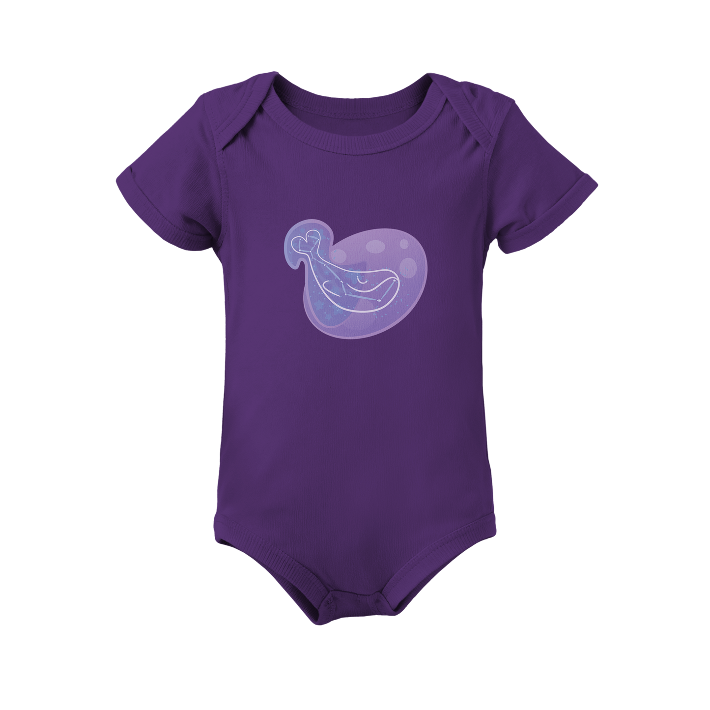 Mir the Spunky Calf Astral Nadir Traces on Infant Baby Rib Bodysuit
