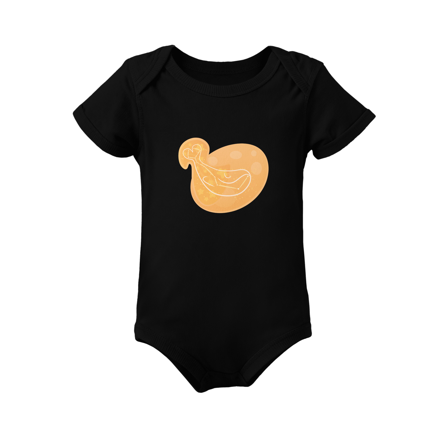 Mir the Spunky Calf Astral Dawn Traces Infant Baby Rib Bodysuit
