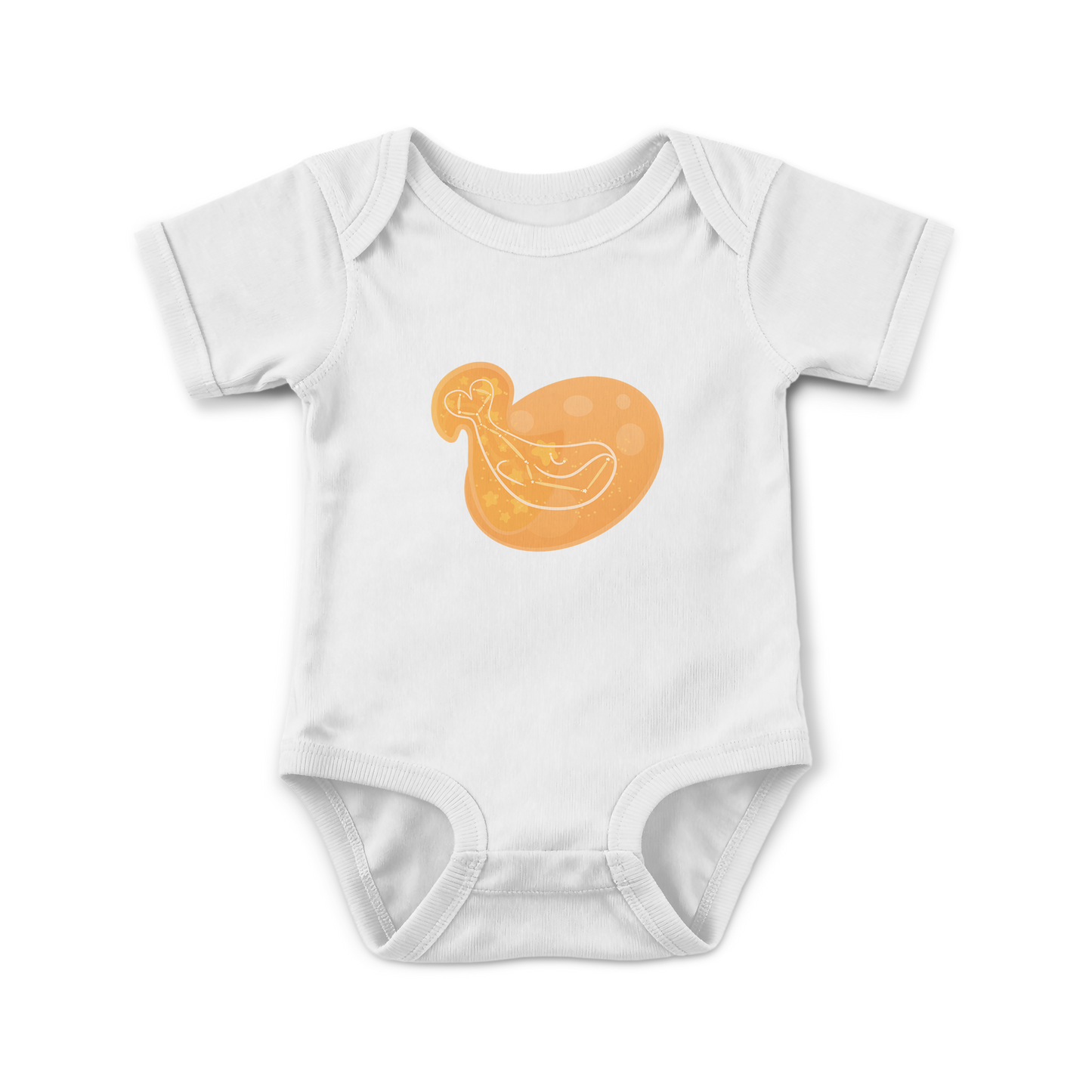 Mir the Spunky Calf Astral Dawn Traces Infant Baby Rib Bodysuit