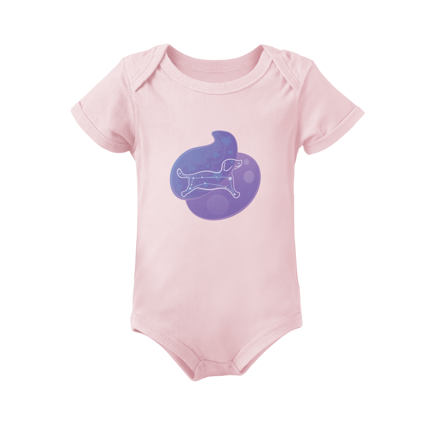 Rius the Loyal Puppy Astral Nadir Traces on Infant Baby Rib Bodysuit