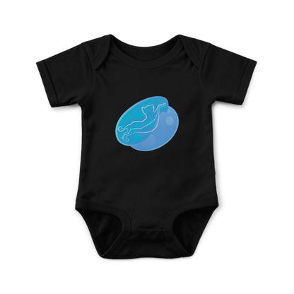 Lyn the Keen Kitten Astral Zenith Traces on Infant Baby Rib Bodysuit