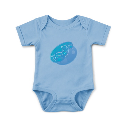 Lyn the Keen Kitten Astral Zenith Traces on Infant Baby Rib Bodysuit
