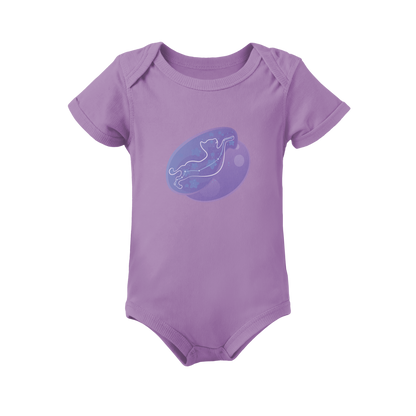 Lyn the Keen Kitten Astral Nadir Traces on Infant Baby Rib Bodysuit