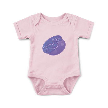 Lyn the Keen Kitten Astral Nadir Traces on Infant Baby Rib Bodysuit