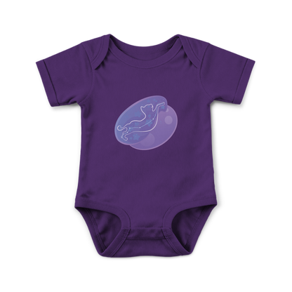 Lyn the Keen Kitten Astral Nadir Traces on Infant Baby Rib Bodysuit
