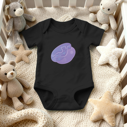 Lyn the Keen Kitten Astral Nadir Traces on Infant Baby Rib Bodysuit