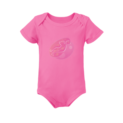 Lyn the Keen Kitten Astral Dusk Traces on Infant Baby Rib Bodysuit