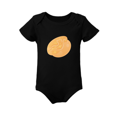 Lyn the Keen Kitten Astral Dawn Traces on Infant Baby Rib Bodysuit