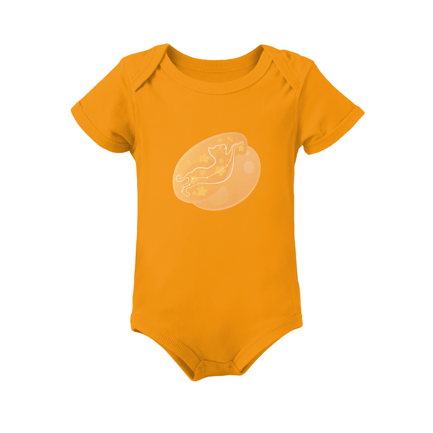 Lyn the Keen Kitten Astral Dawn Traces on Infant Baby Rib Bodysuit