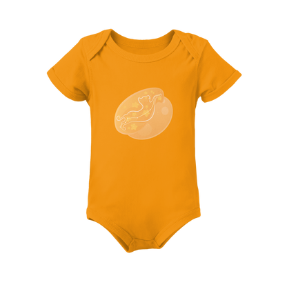 Lyn the Keen Kitten Astral Dawn Traces on Infant Baby Rib Bodysuit
