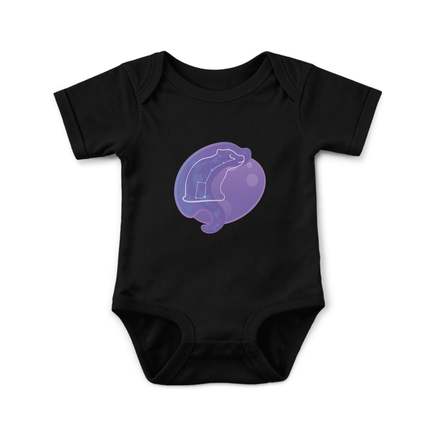 Aris the Guiding Cub Astral Nadir Traces on Infant Baby Rib Bodysuit