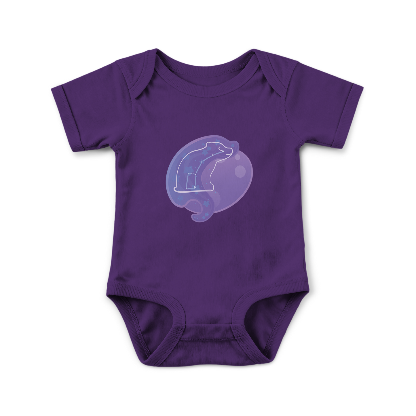 Aris the Guiding Cub Astral Nadir Traces on Infant Baby Rib Bodysuit