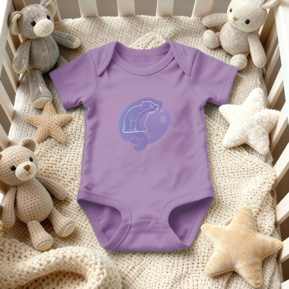 Aris the Guiding Cub Astral Nadir Traces on Infant Baby Rib Bodysuit