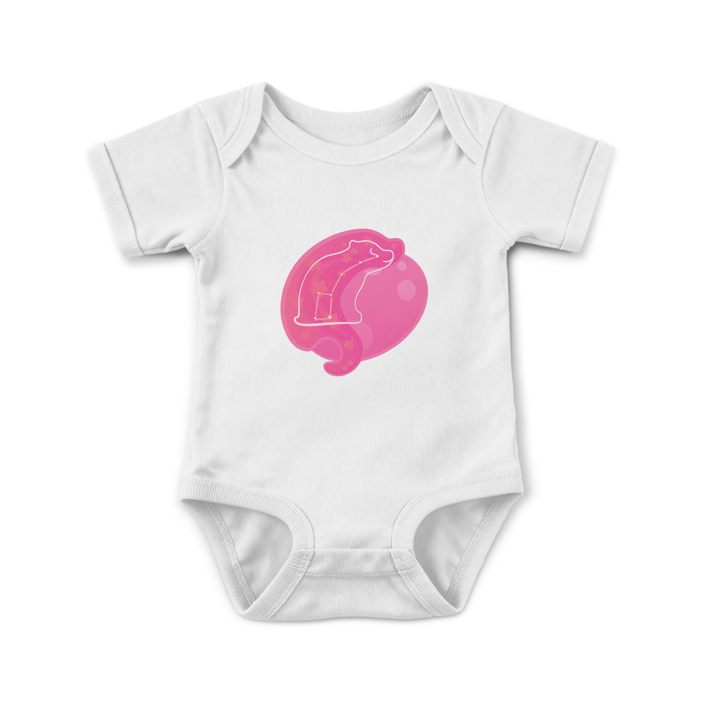 Aris the Guiding Cub Astral Dusk Traces on Infant Baby Rib Bodysuit