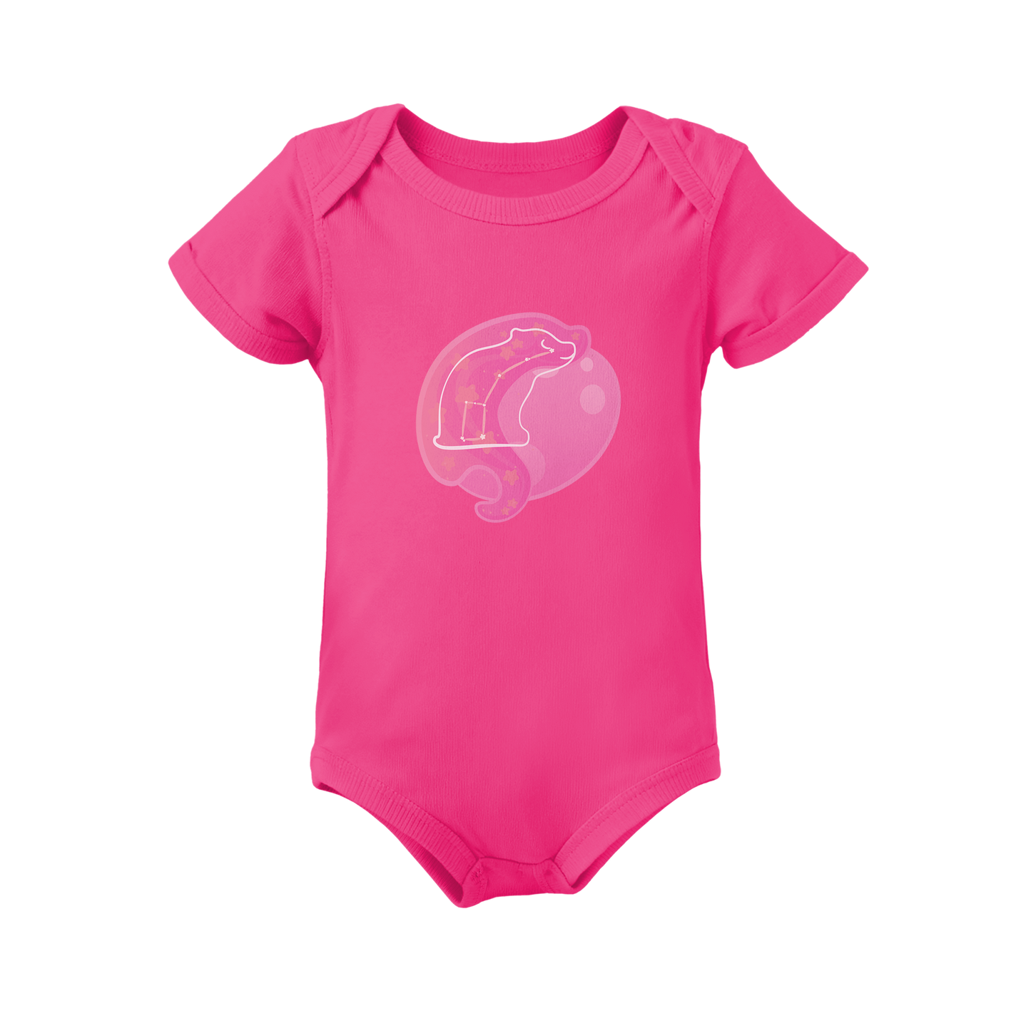 Aris the Guiding Cub Astral Dusk Traces on Infant Baby Rib Bodysuit