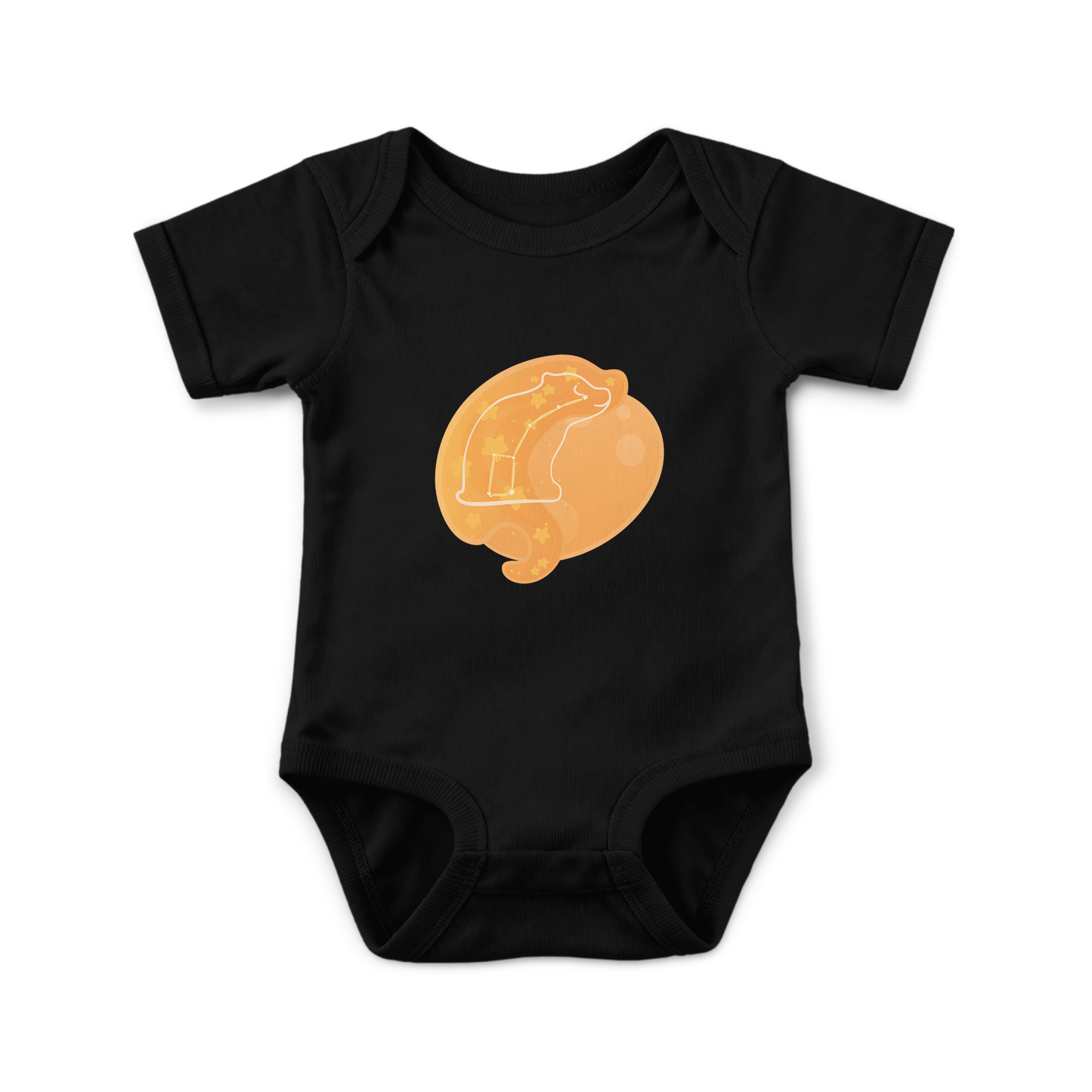 Aris the Guiding Cub Astral Dawn Traces on Infant Baby Rib Bodysuit