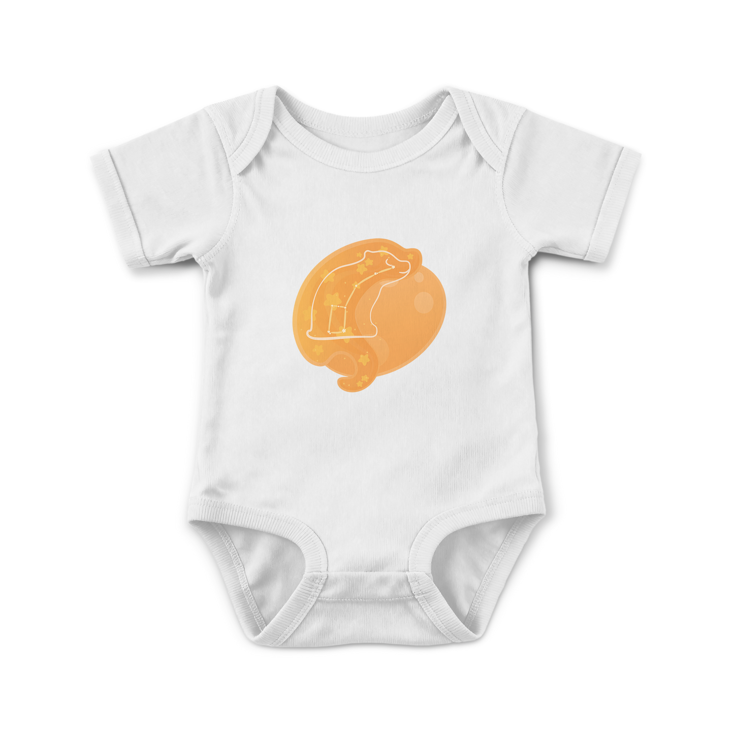 Aris the Guiding Cub Astral Dawn Traces on Infant Baby Rib Bodysuit