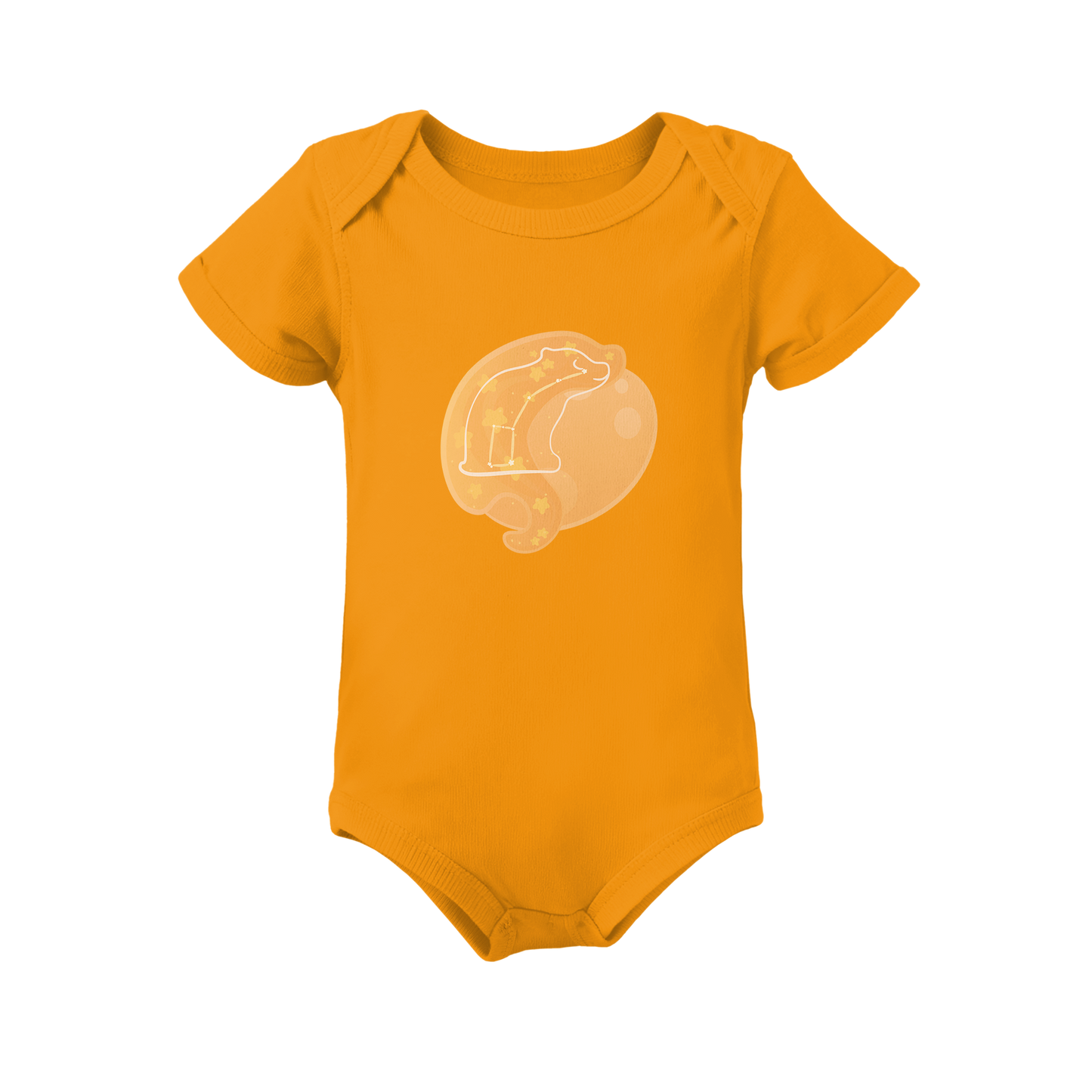 Aris the Guiding Cub Astral Dawn Traces on Infant Baby Rib Bodysuit