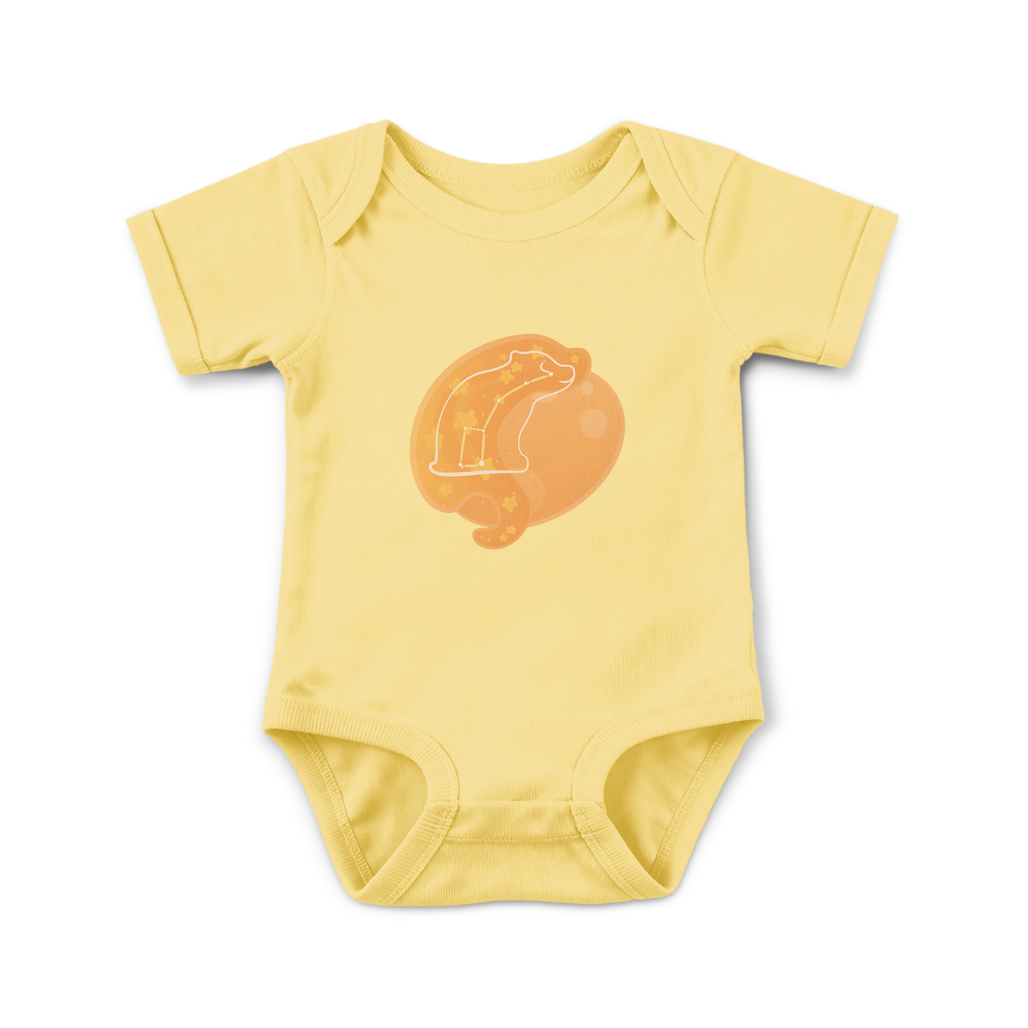 Aris the Guiding Cub Astral Dawn Traces on Infant Baby Rib Bodysuit