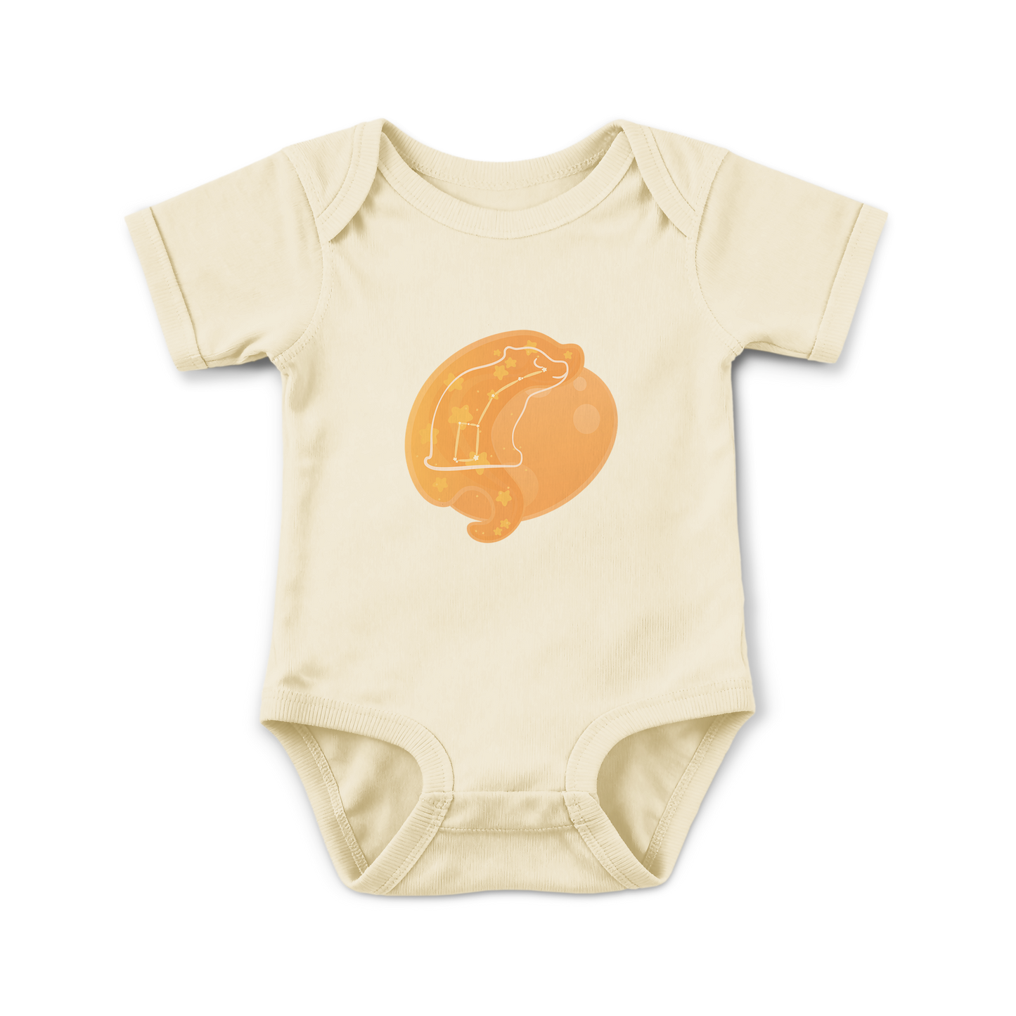 Aris the Guiding Cub Astral Dawn Traces on Infant Baby Rib Bodysuit
