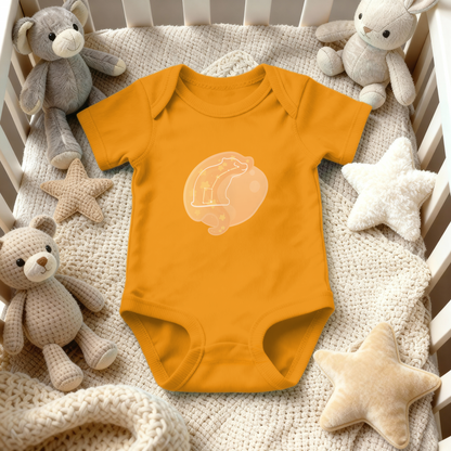 Aris the Guiding Cub Astral Dawn Traces on Infant Baby Rib Bodysuit