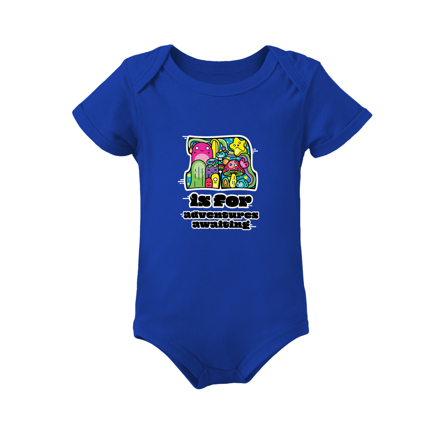 A is for Adventures Awaiting on Infant Baby Rib Bodysuit