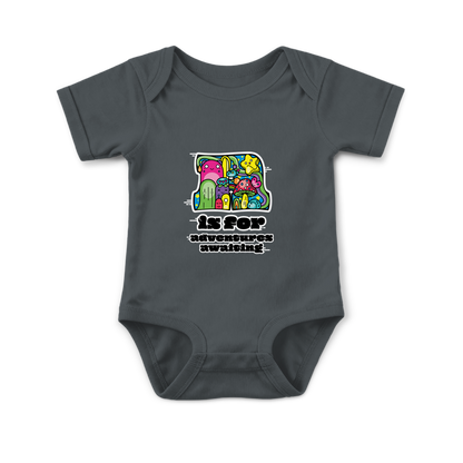A is for Adventures Awaiting on Infant Baby Rib Bodysuit