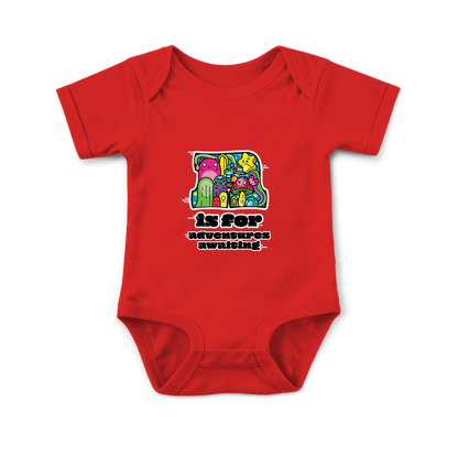 A is for Adventures Awaiting on Infant Baby Rib Bodysuit