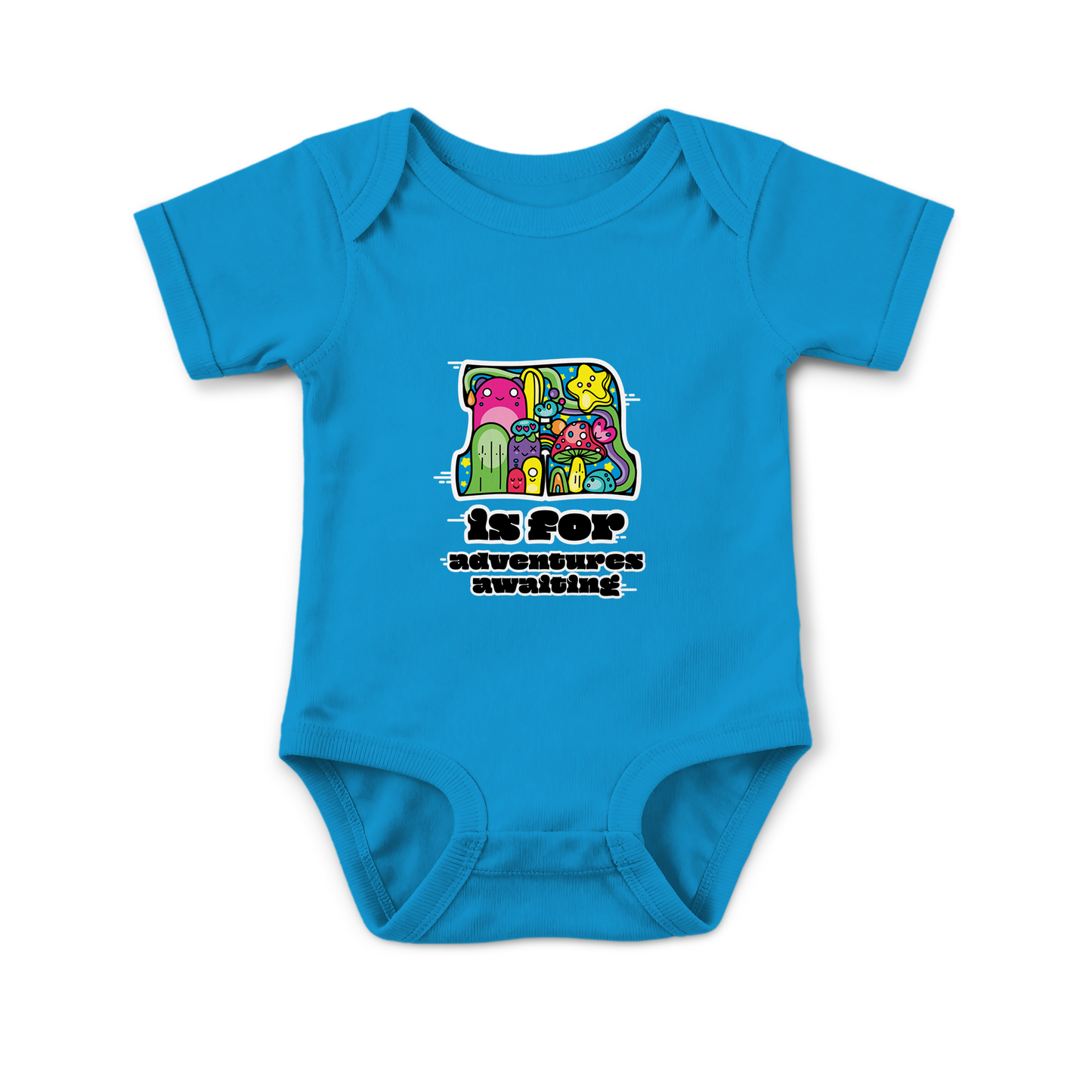 A is for Adventures Awaiting on Infant Baby Rib Bodysuit