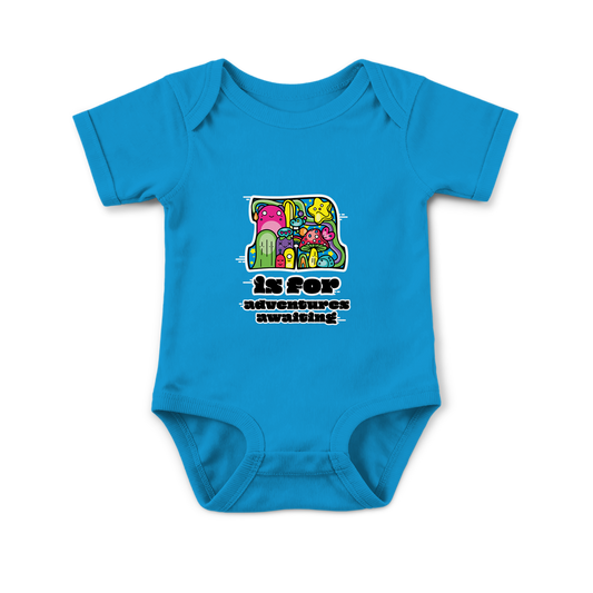 A is for Adventures Awaiting on Infant Baby Rib Bodysuit