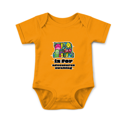 A is for Adventures Awaiting on Infant Baby Rib Bodysuit